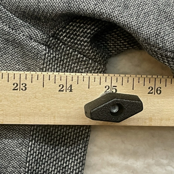 Johnston and Murphy Sweater Mens XL Gray 1/4 Zip Vintage Washed Pullover Golf - Picture 8 of 10